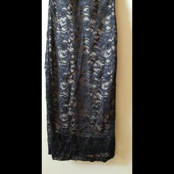 NEW LISTING! HotMiamiStyles Nude Illusion Lace Dress - Picture 9 of 16